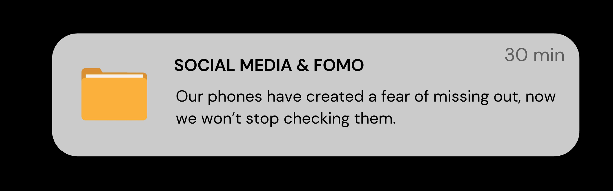 Social Media & FOMO